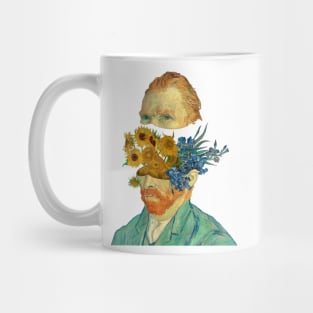 Van Gogh surreal Head, History Painting, Sunflowers Art, Irises Art, Mug